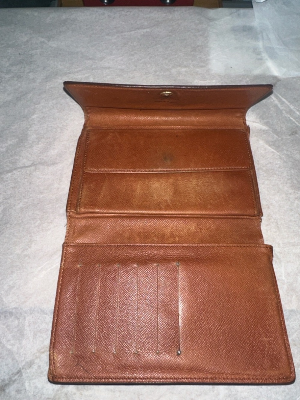 Louis Vuitton Brown and Gold Monogram Wallet - Picture 4 of 14